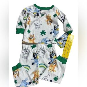 Bluey & Bingo 2 Piece Set Sleepwear Pajamas 12 Months Snug Fit